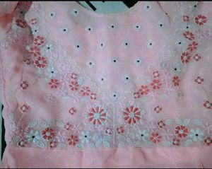 Pink Embroidered Kurta