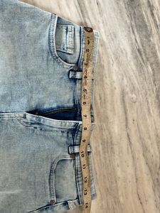 Light Blue Denim Skirt