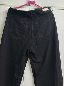 Black Wide Leg Jeans High Waist