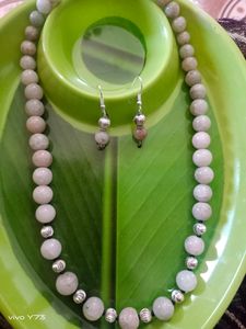 Original Hakik Pure Silver Beaded Necklace