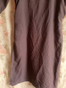 Coffee brown sweetheart neck kurti 🤎