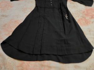Black Kurti with Bell Sleeves