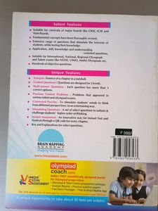BMA talent reasearch olympiad maths book
