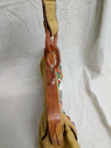 antique Handbag (wooden clutch)