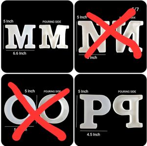 6&#34; Monogram Moulds