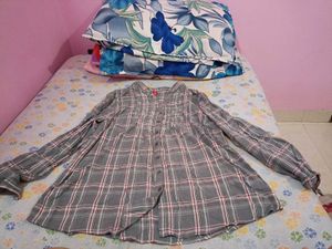 Combo Of 2 Plaid Long Sleeve Top