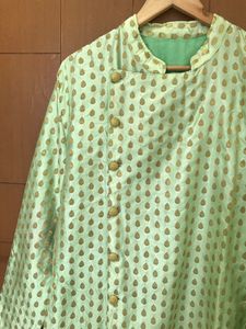 Pastel Green Kurta For Men With Pyjama