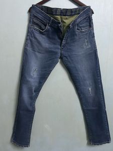 Men’s Navy Blue Dark Wash Denim