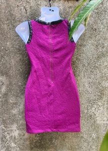 I. PURPLE MINI SEXY BODYCON