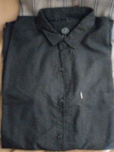 Black Button-Down Shirt