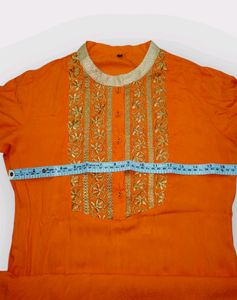 Orange Kurti ✨🧡