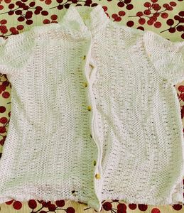 Crochet Knit Top