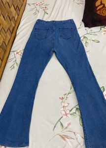Flared Denim Jeans