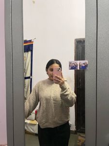Beige Knit Sweater
