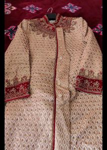 Elegant Sherwani only kurta with jewellery