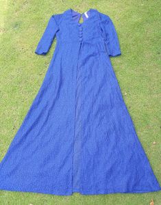 Elegant Blue Ethnic Gown