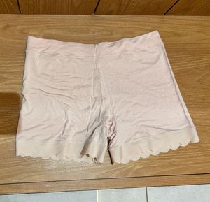 Blush Pink Scalloped Edge Shorts