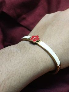 Golden White And Red Bracelet