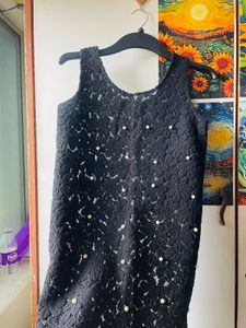 Black Net Kurti