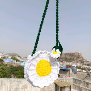 Crochet sunflower sling bag 🌻🧶🎁