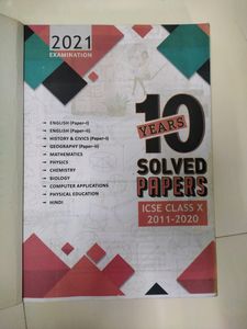 Past 10 years solved papers for Class X ICSE board