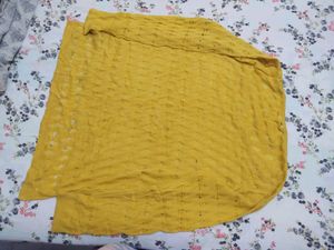 Woolen Top High Low Pattern