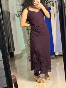 Elegant Plum Dress
