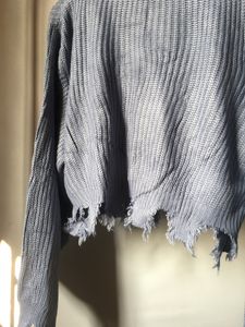 ripped pullover