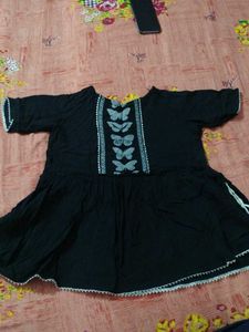 Cute Black Butterfly Top