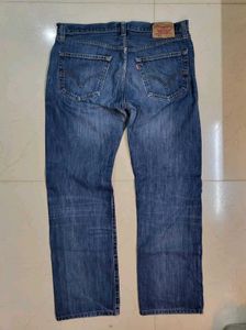 Levis Straight Leg Denim Jeans