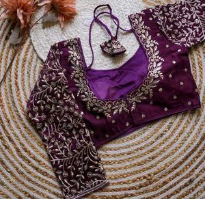 **Dreamy Saree With Stiched Blouse**