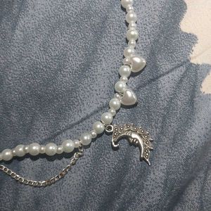 Pearl Charm Necklace