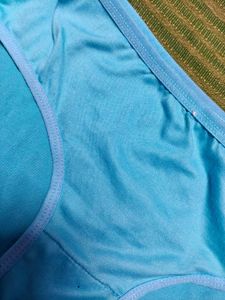 Blue Cotton Panties