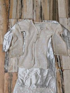 Sharara set with fancy shrug