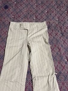 Striped Flared Pants