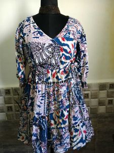 M/L Chest 36 -38 inches Boho Print Dress Size
