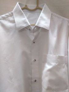 Men&#39;s White Long Sleeve Shirt