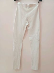White Treggings (Trousers+ Leggings)