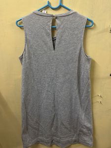Gray Sleeveless Dress