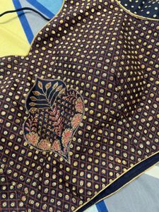Bridal lehenga blouse.