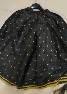 ✨ Elegant Kids Party Wear Lehenga Choli – Black &amp;