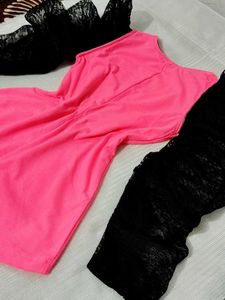 Pink Sparkle Girls' Top ❣️