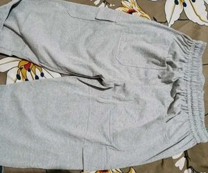Gray Casual Jogger Sweatpants