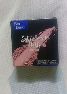 NEW BLUE HEAVEN SHIMMER MATTE BLUSH