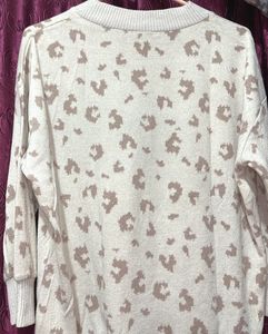 Animal Print Pullover