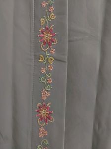 Korean Style Embroidered Trench Coat