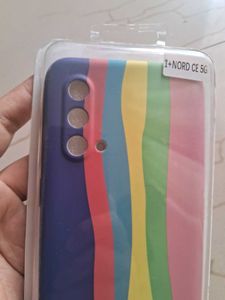 Rainbow Silicone Case for 1+ Nord CE 5G