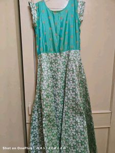 Aqua &amp; Green Dress