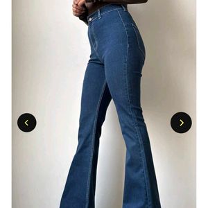Flared Denim Jeans