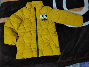 Attractive Unisex Puffer Jacket Mustard Yellow
